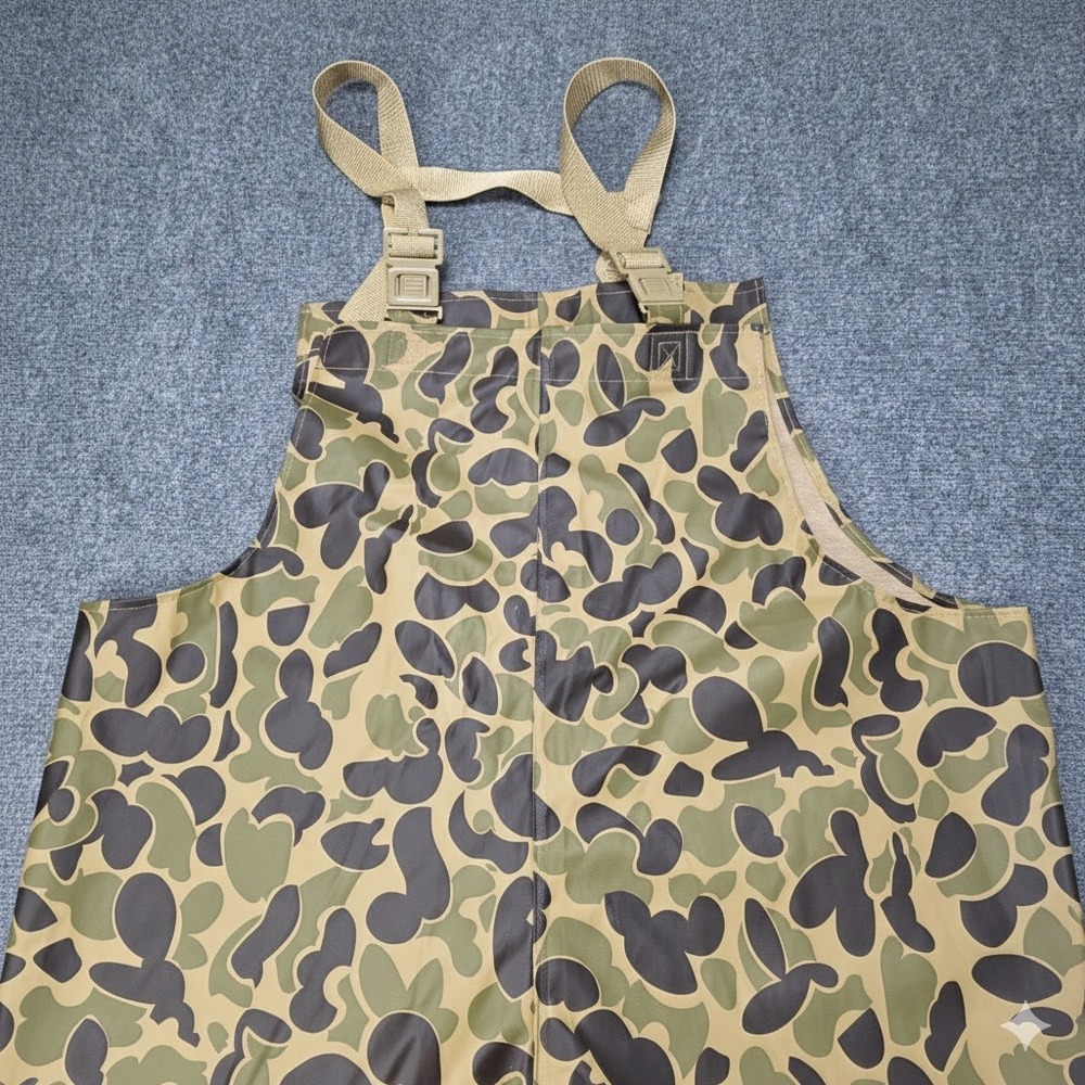 Stearns Drywear‎ Camo Bib Overalls Men XXL PVC Waterproof Fishing Hunting Waders